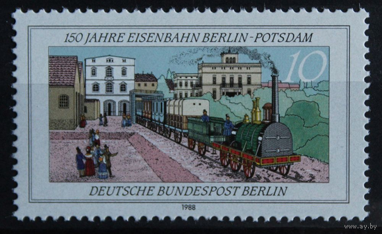 150 лет железной дороге Берлин-Потсдам, Германия (Берлин), 1988 год, **