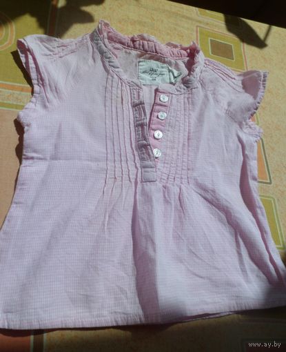 Рубашка блузка HM 9-12 месяцев