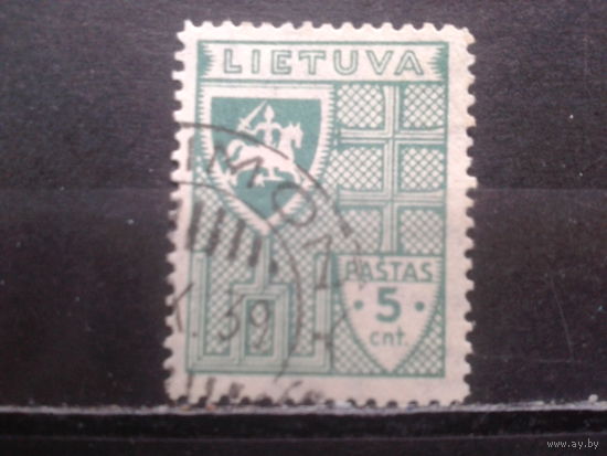 Литва, 1936, Стандарт, герб 5ст