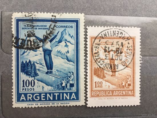Аргентина 1961 год. Стандарт. Прыжки с трамплина
