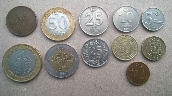 Турция набор монет -1
