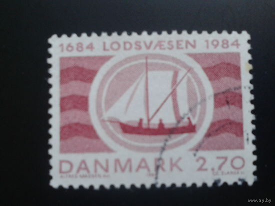 Дания 1984 парусник