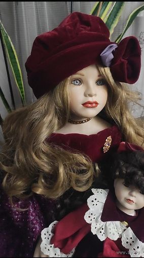 Фарфоровая кукла от Анжелы МакНили, 95см.