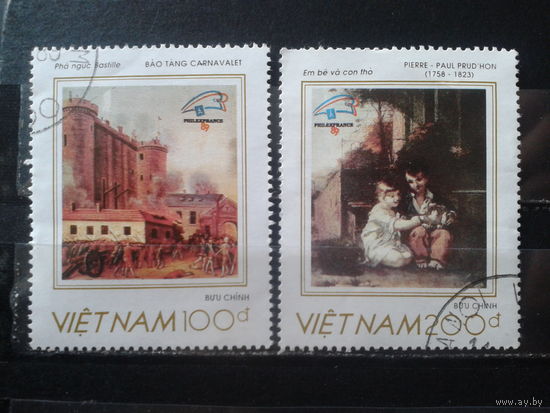 Вьетнам 1989 200 лет фр. революции, живопись