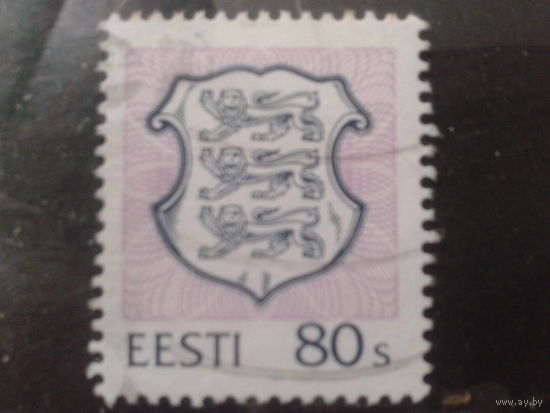 Эстония 1995 Стандарт, герб 80 s