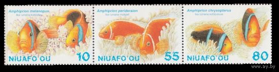 1998 Ниуафоу 339-441strip Морская фауна