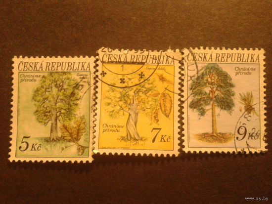 Чехия 1993 деревья полная серия