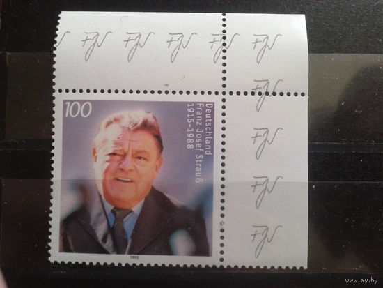 Германия 1995 политик** Михель-1,5 евро