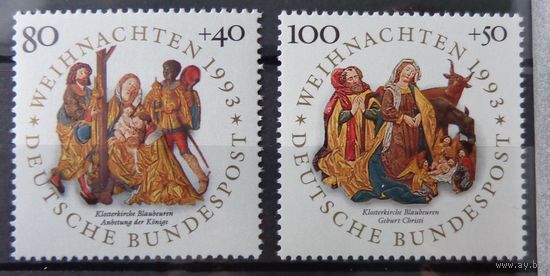 Современная Германия 1993г. Mi.1707-1708 MNH** полная серия
