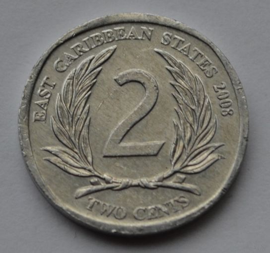 Восточные Карибы, 2 цента 2008 г.