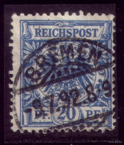 1 марка 1889 год Германия 48