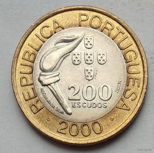 Португалия 200 эскудо 2000 г. XXVII летние Олимпийские Игры, Сидней 2000