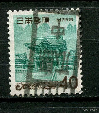 Япония - 1968 - Храм - [Mi. 995] - полная серия - 1 марка. Гашеная.  (Лот 25BQ)