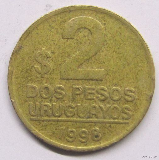 Уругвай 2 песо 1998 г
