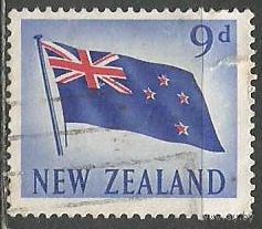 Новая Зеландия. Национальный флаг. 1960г. Mi#401.