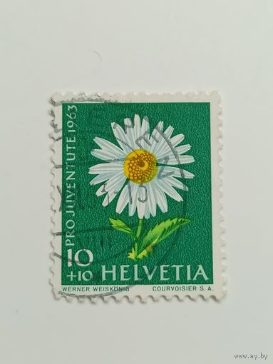 Швейцария 1963. Цветы
