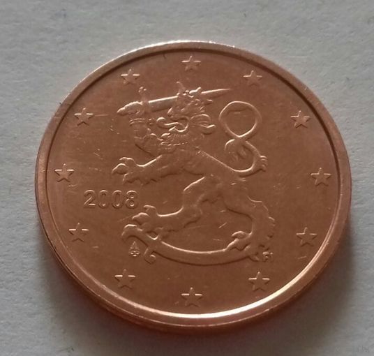1 евроцент, Финляндия 2008 г.