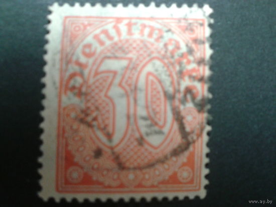 Германия 1920 служебная марка 27