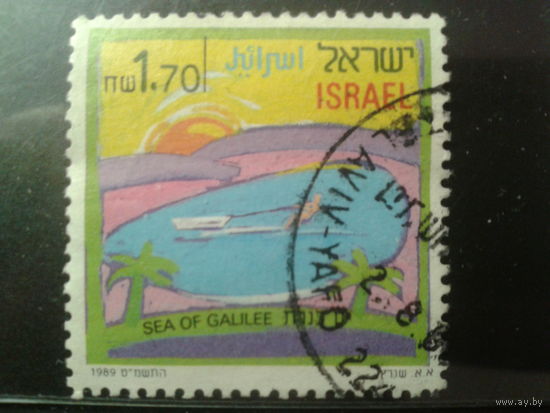 Израиль 1989 Туризм, концевая Михель-2,5 евро гаш