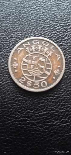 Ангола 2.5 эскудо 1968 г.