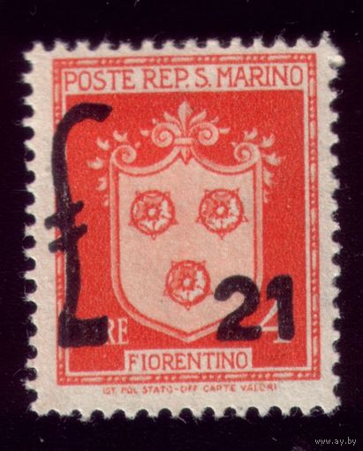 1 марка 1947 год Сан-Марино 377