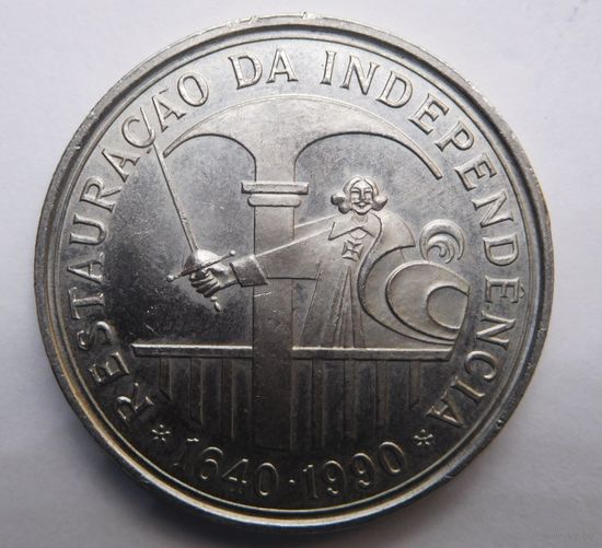 Португалия 100 эскудо 1990 г. Независимость .