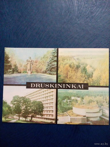 Фотооткрытка почтовая 1981 год Литовская ССР Друскининкай чистая