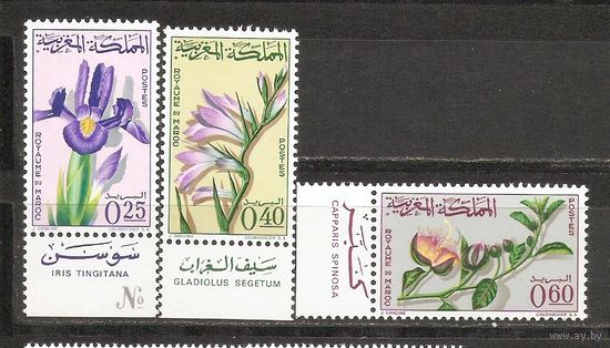 КГ Марокко 1965 Цветы