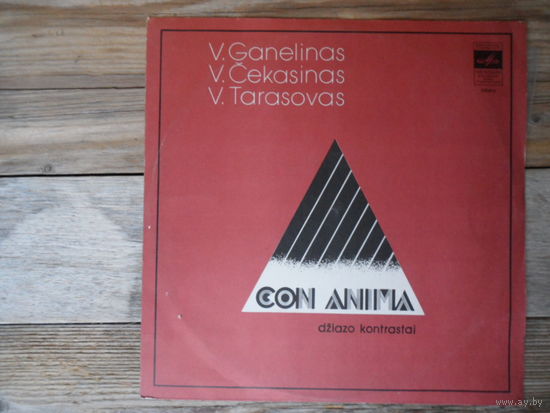 Трио современной джазовой музыки (Ганелин, Чекасин, Тарасов) - CON ANIMA. Джазовые контрасты - Мелодия, РЗГ - 1981 г.