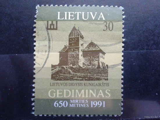 Литва 1991 650 лет со дня смерти князя Гедеминаса, Тракайский замок
