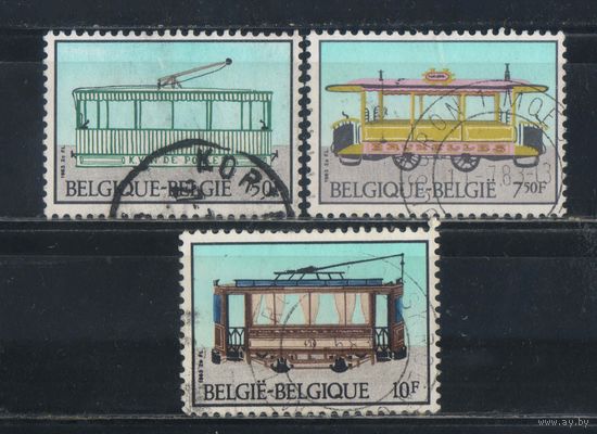 Бельгия Кор 1983 Городской транспорт Конка Трамвай Полная #2131-3