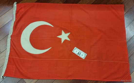 Флаг ВМФ Морской СССР Турция 130x90см 1986год