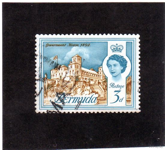 Бермуда. Ми-164. Дворец правительства. Королева Елизавета II. 1962.