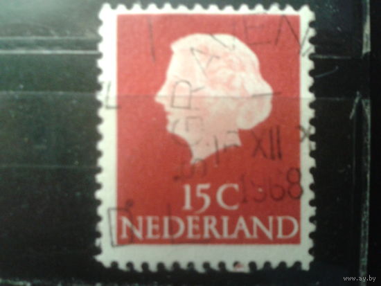 Нидерланды 1953 Королева Юлиана 15с