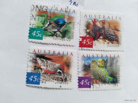 Австралия  2001 4м птицы