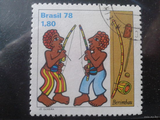 Бразилия 1978 Нац. муз. инструменты