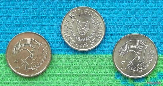 Кипр 1 цент, AU. Новогодняя распродажа!