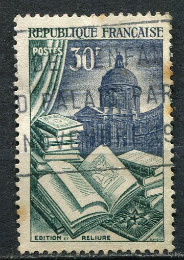 Франция - 1954 - Книги 30Fr - [Mi.997] - 1 марка. Гашеная.  (Лот 49EM)-T7P7
