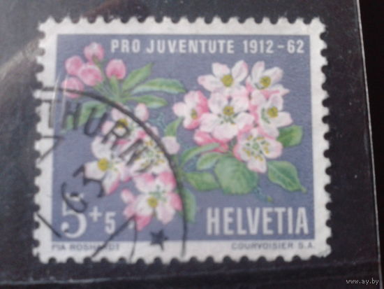 Швейцария 1962 Цветы