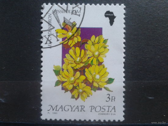 Венгрия 1990 цветы