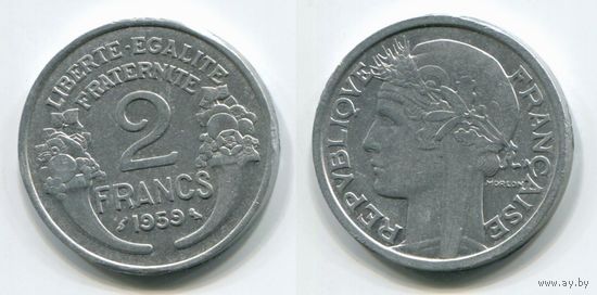 Франция. 2 франка (1959)