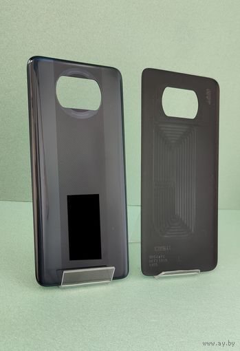 Задняя крышка Xiaomi Poco X3 черная