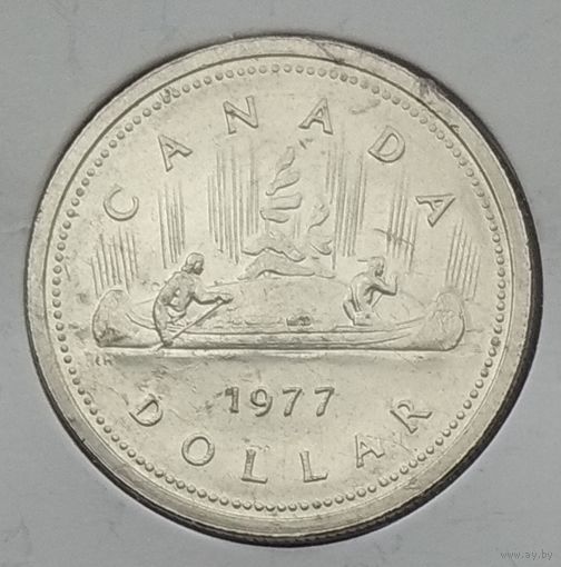 Канада 1 доллар 1977 г. В холдере