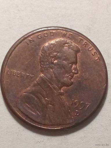 1 цент США 1997д