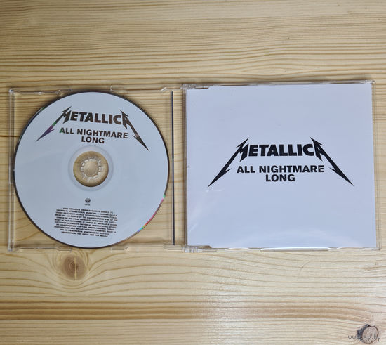 Metallica - All Nightmare Long (Promo CD, UK, 2008, лицензия) Vertigo NIGHTMARECJ1