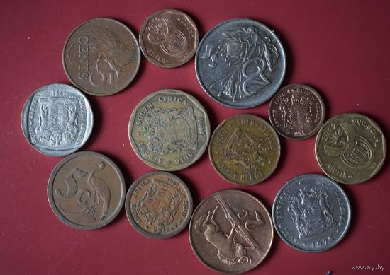 ЮАР 12 монет