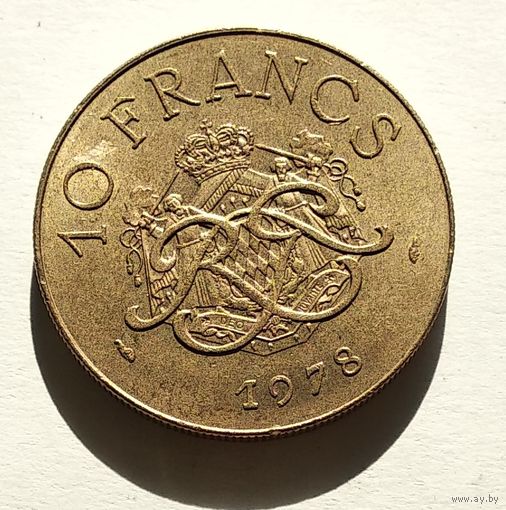 Монако 10 франков, 1978 5-5-5
