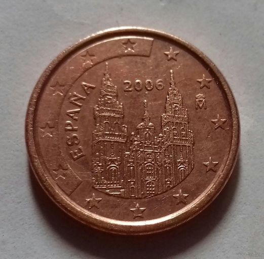 1 евроцент, Испания 2006 г.