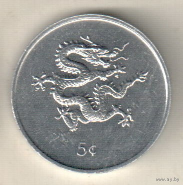 Либерия 5 цент 2000