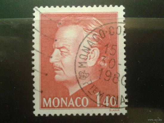 Монако 1980 князь Ренье 3 1,4фр